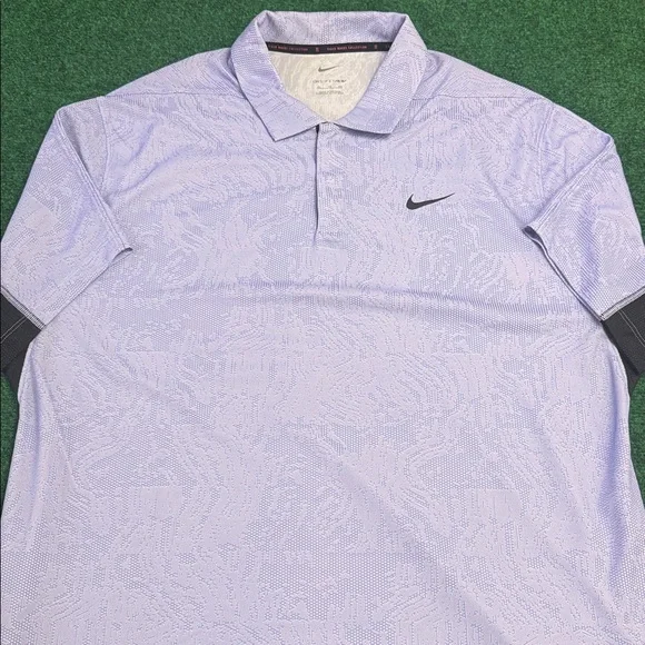 Tiger Woods Collection by Nike ADV Dri-Fit Polo (Light Blue/ Size XL) - Picture 7 of 7